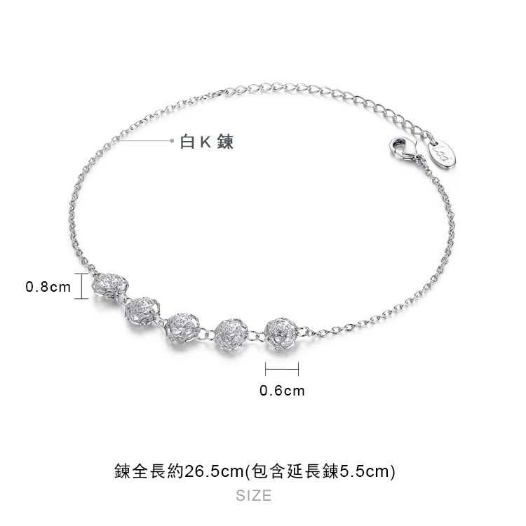 白K腳鍊